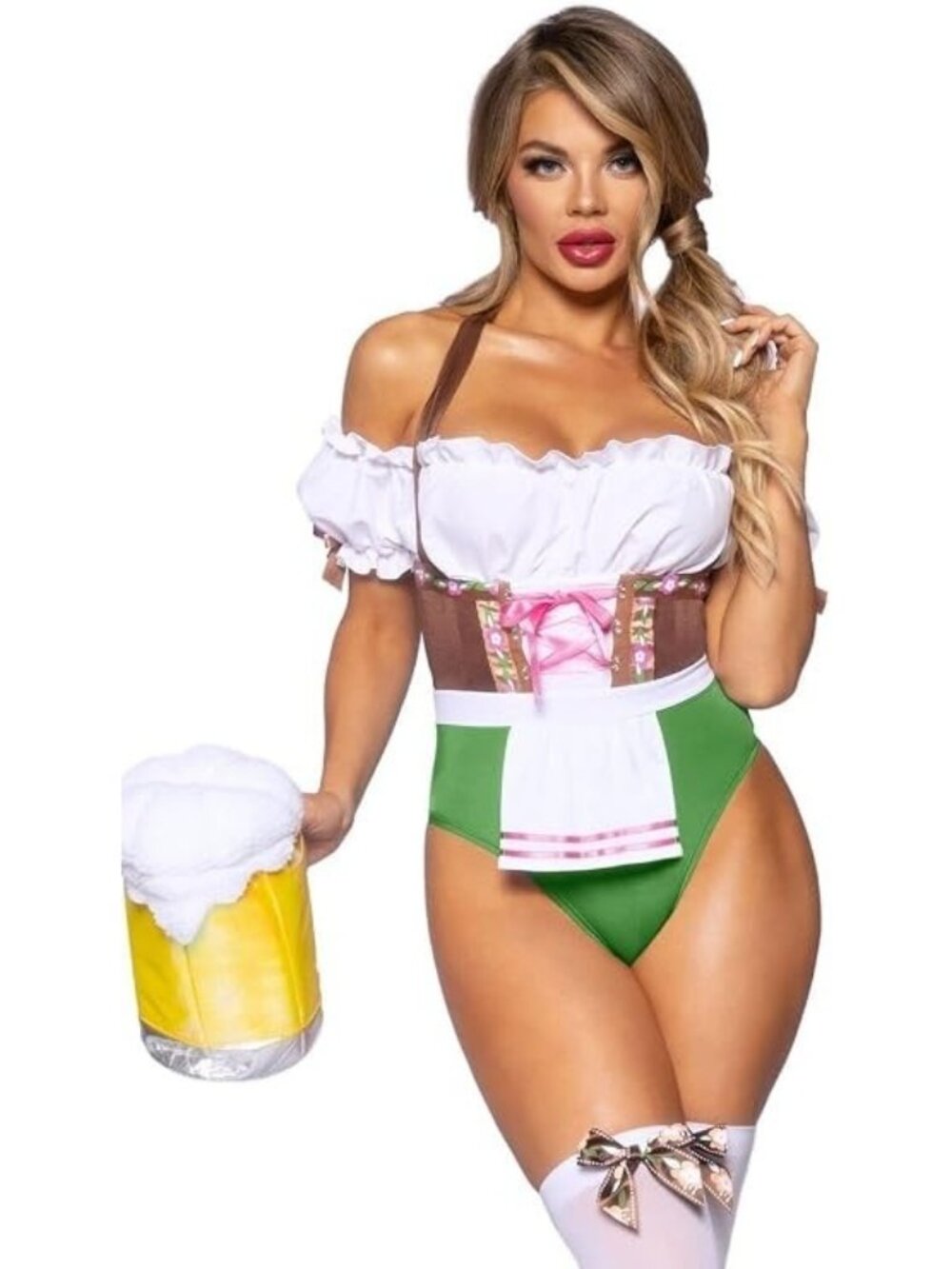 NEW Women's Flirty Frauline Oktoberfest Costume SZ Large Halloween Party - Picture 2 of 3
